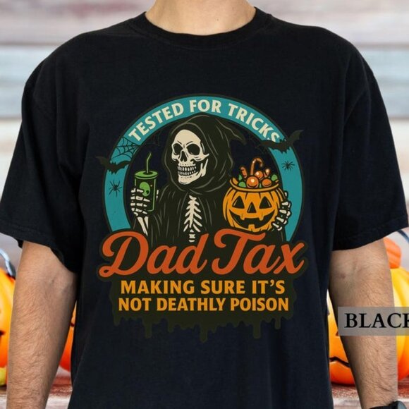 Tops - Retro Halloween Dad Shirt, Funny Dad Tax T-Shirt